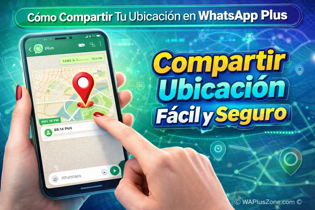 ¿Cómo compartir tu ubicación en WhatsApp Plus?