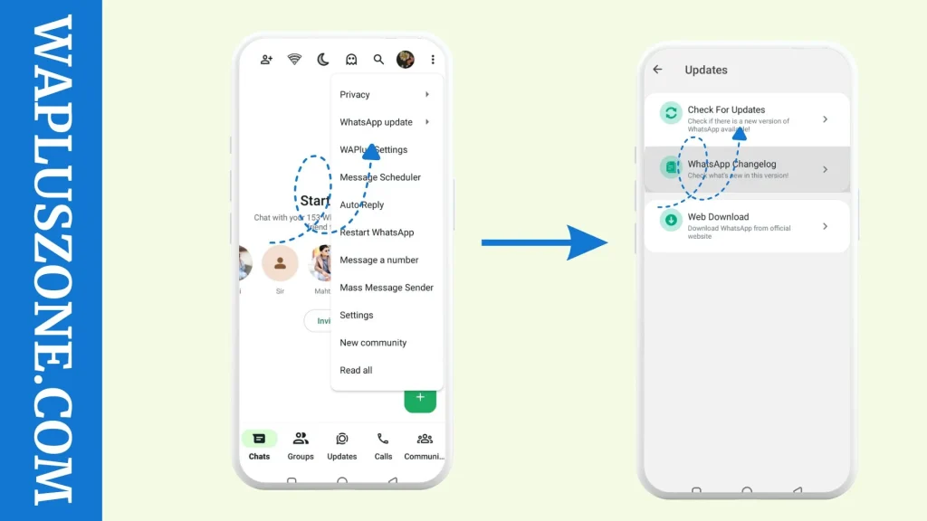Actualizar WhatsApp Plus screenshot