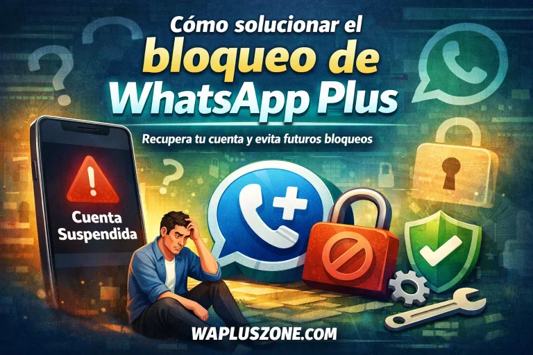 Cómo solucionar el bloqueo de WhatsApp Plus
