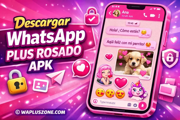 Descargar WhatsApp plus Rosado Original