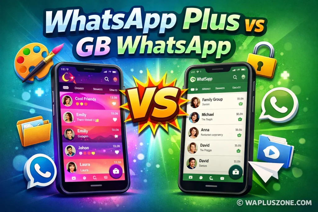 WHATSAPP PLUS VS WHATSAPP GB
