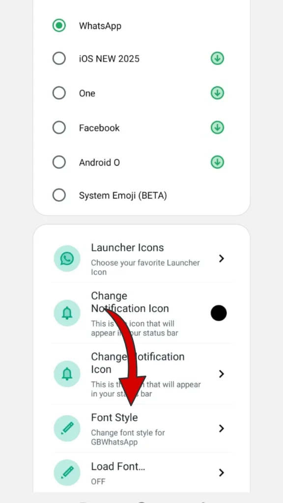 whatsapp plus Oficial Estilos de texto y fuentes