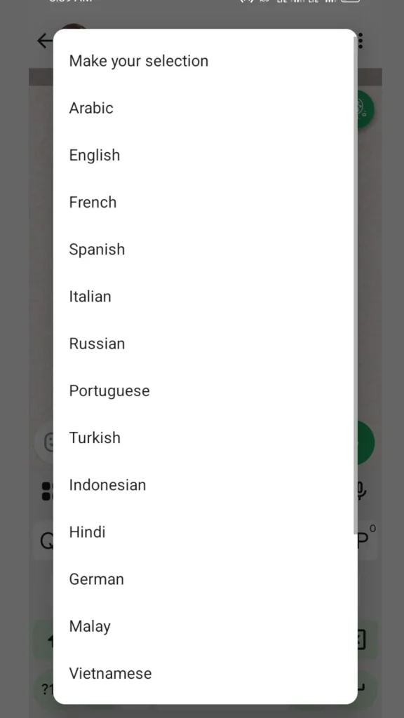 whatsapp plus Traducción automática de mensajes