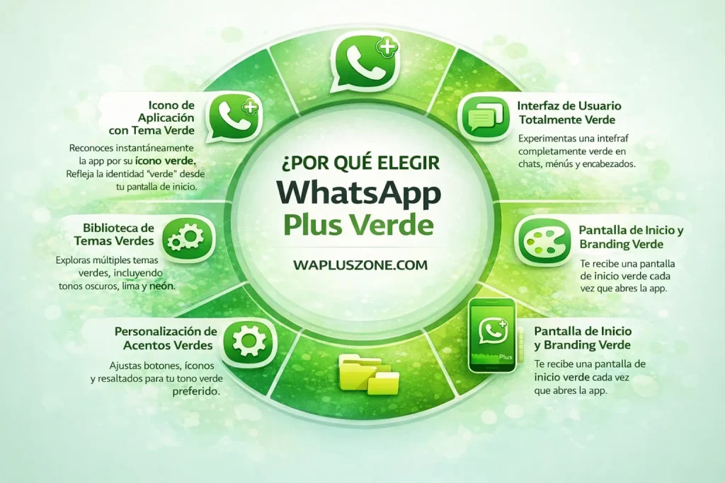 ¿Por qué elegir WhatsApp Plus Verde