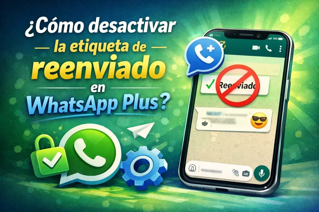 ¿Cómo desactivar la etiqueta de reenviado en WhatsApp Plus